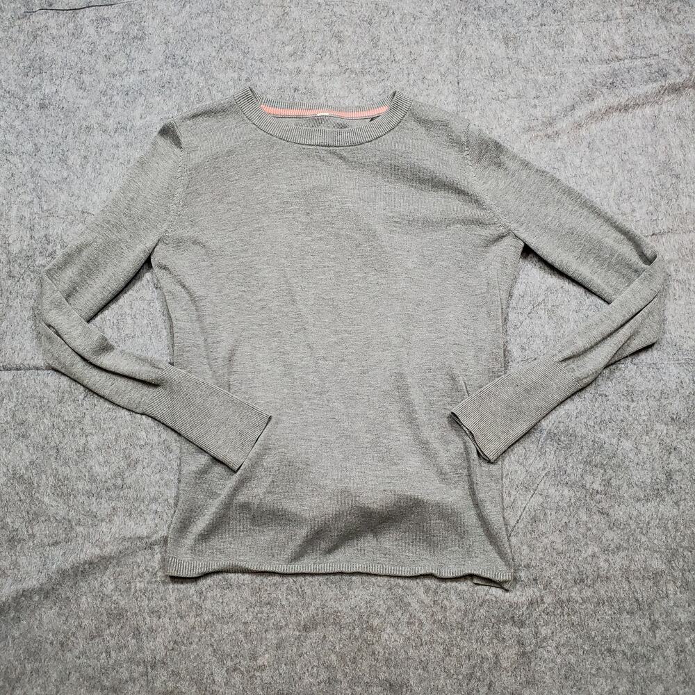 Lululemon Sweater Womens XS/S? Bring It Backbend Heathered Medium Grey Open Back